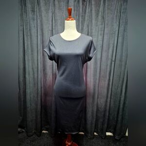 Derek Heart Dark Blue Midi Dress